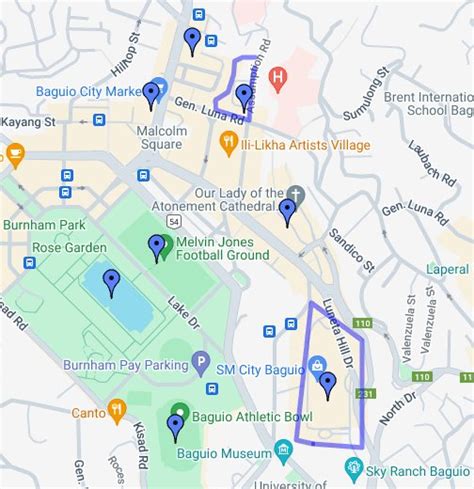 google map baguio